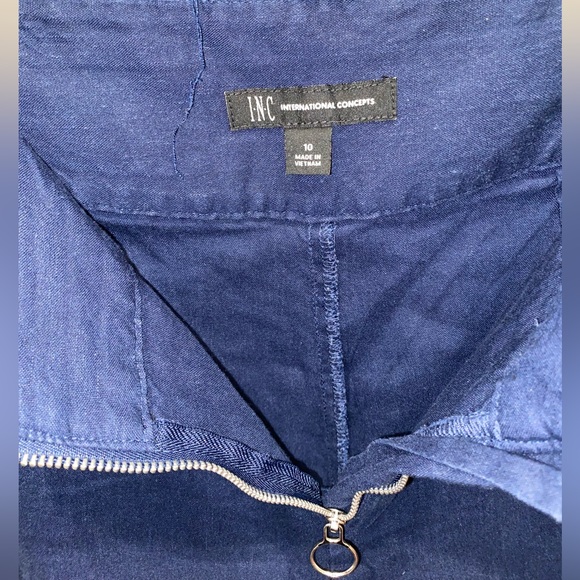 Inc frayed navy blue pant - Picture 4 of 5